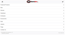 Tablet Screenshot of dawghut.com